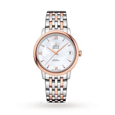 omega de ville prestige ladies 32.7mm co-axial automatic watch|de ville prestige watches.